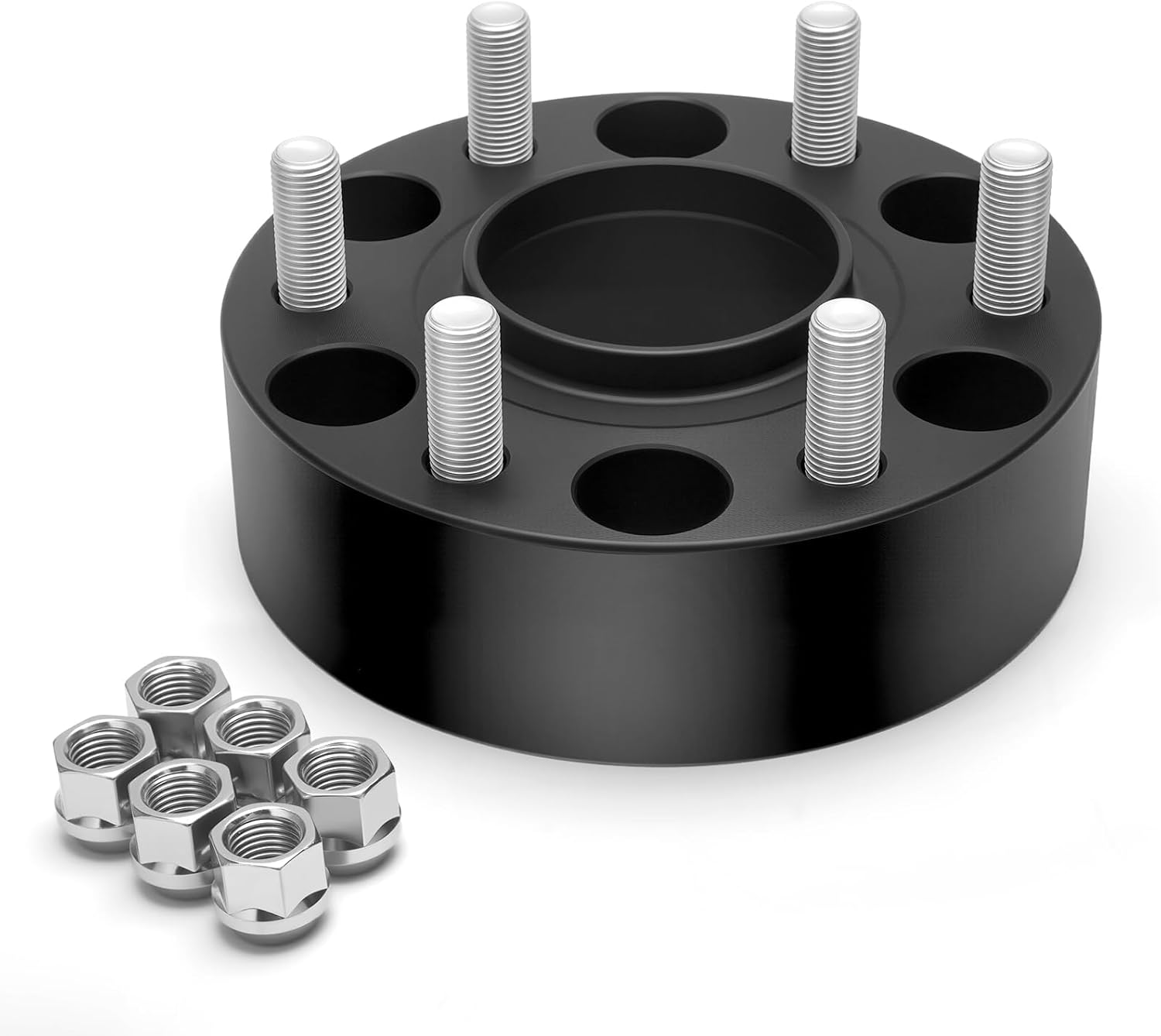 KSP 6x5.5 Wheel Spacers 2 Inch for Silverado 1500 Sierra 1500, 6x139.7 M14x1.5 Studs 78.1mm Hub Bore Forged Spacer fits Yukon XL, Tahoe, Escalade Avalanche,2pcs