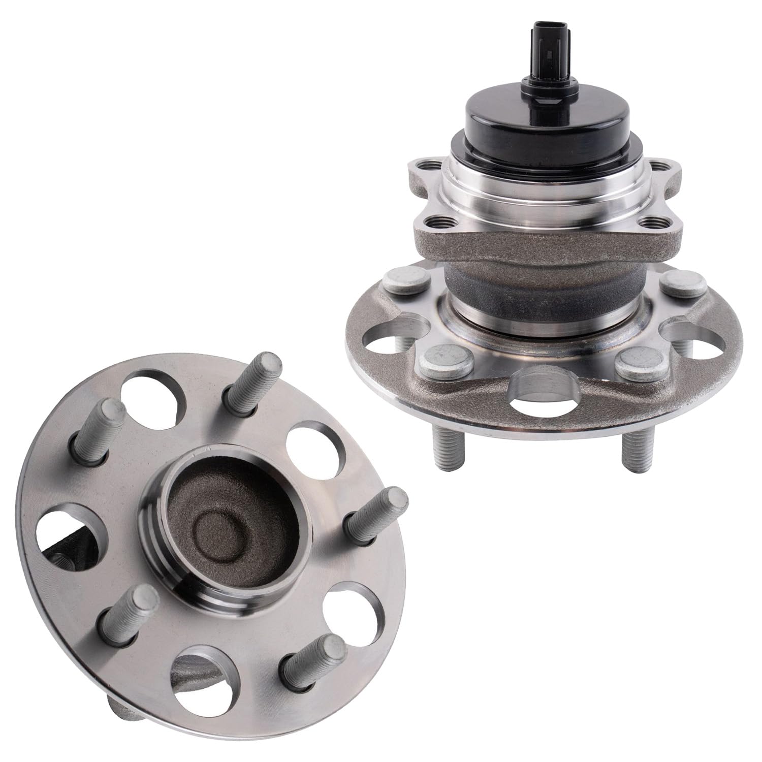 Detroit Axle - 2 Rear Wheel Bearing and Hubs Assembly with ABS & 5-Lug for Toyota Camry 18-24, RAV4 19-20, Avalon 19-22, C-HR 20, Lexus ES300h 19-23, ES350 19-23