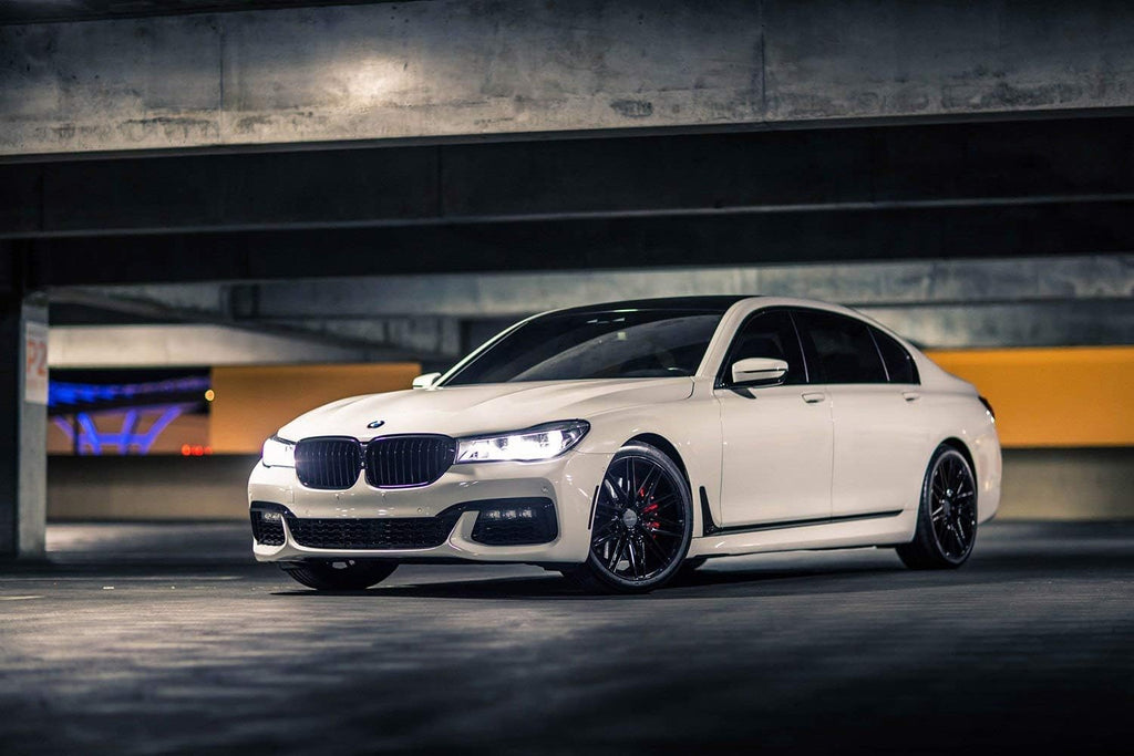 TSW Wheels Pescara Gloss Black Wheel with Aluminum (19 x 8.5 inches /5 x 120 mm, 35 mm Offset)