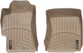 WeatherTech Custom Fit FloorLiners for Subaru Impreza, Impreza WRX STi, Impreza WRX - 1st Row (451661), Tan