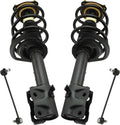 TRQ Front Suspension Kit Complete Strut & Coil Spring Assembly Sway Bar Stabilizer Link Compatible with 2011-2017 Jeep Compass