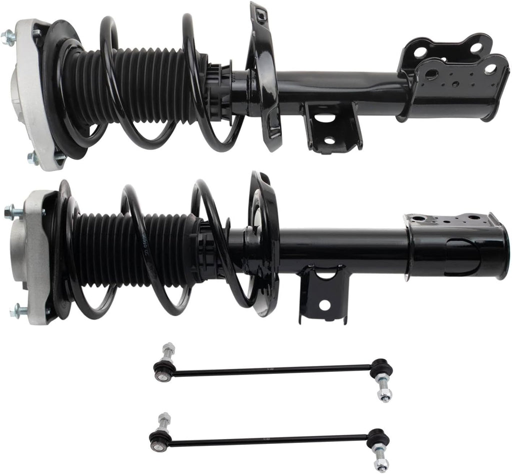 TRQ Front Suspension Kit Compatible with Front 2014-2018 Mercedes-Benz CLA250