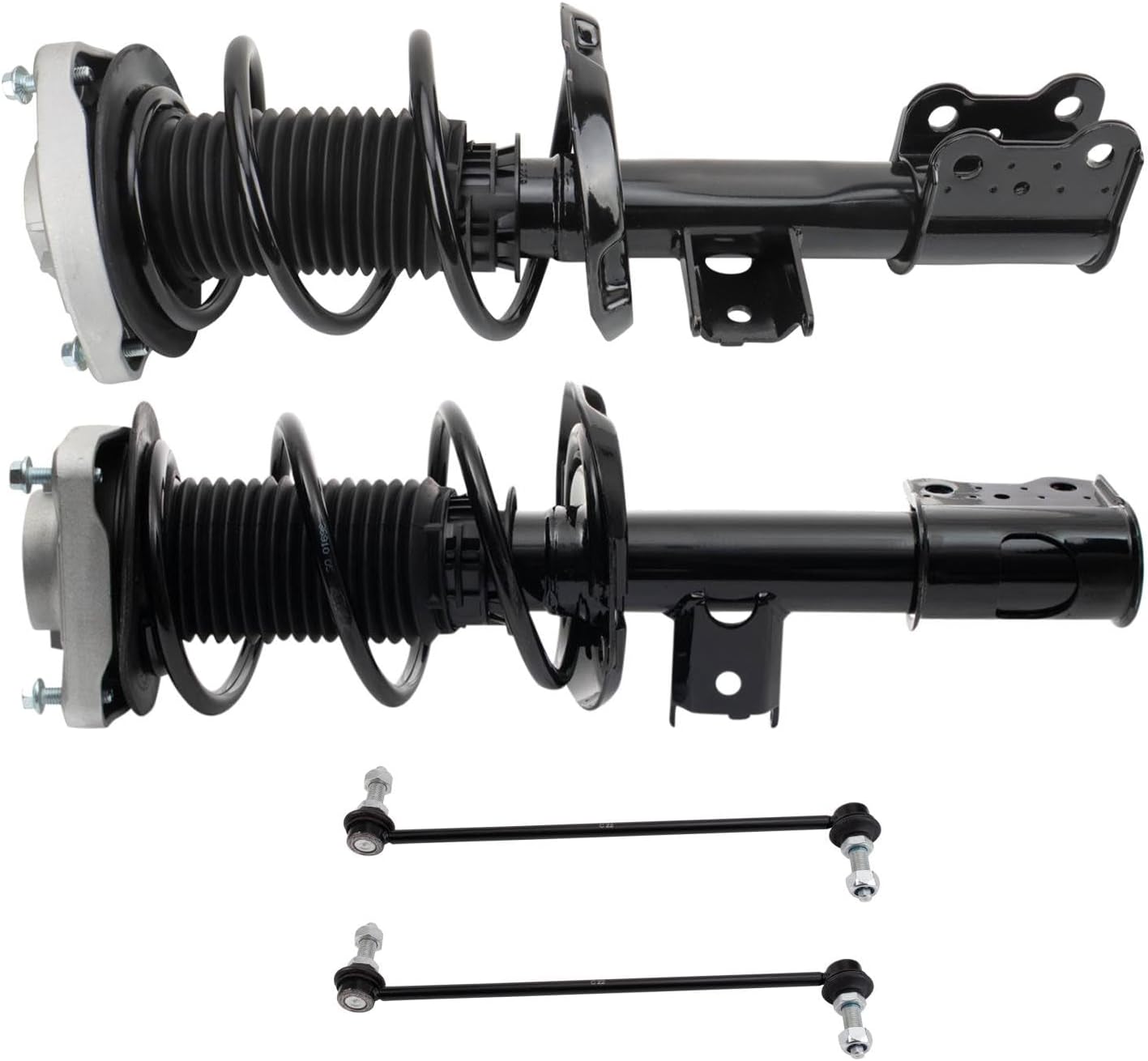 TRQ Front Suspension Kit Compatible with Front 2014-2018 Mercedes-Benz CLA250