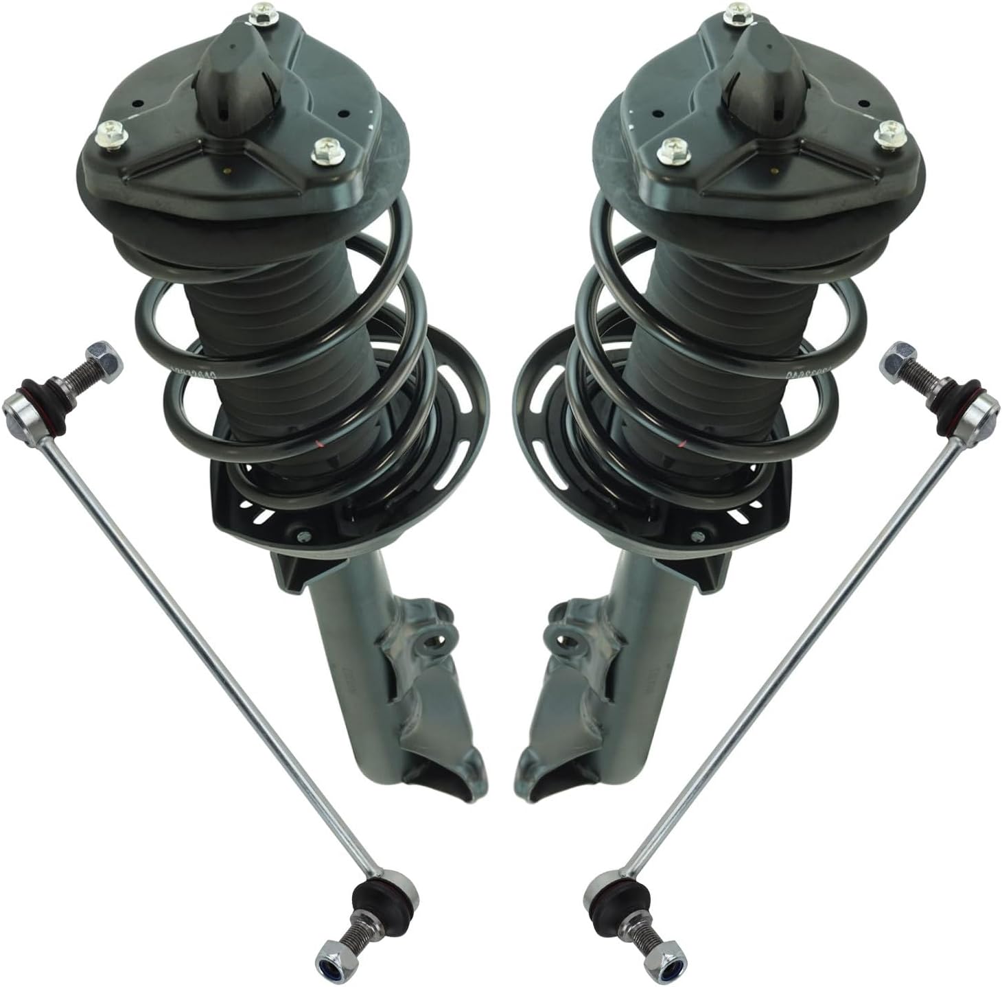 TRQ Front Suspension Kit Compatible with 2012-2013 Mercedes-Benz C250 2008-2011 C300
