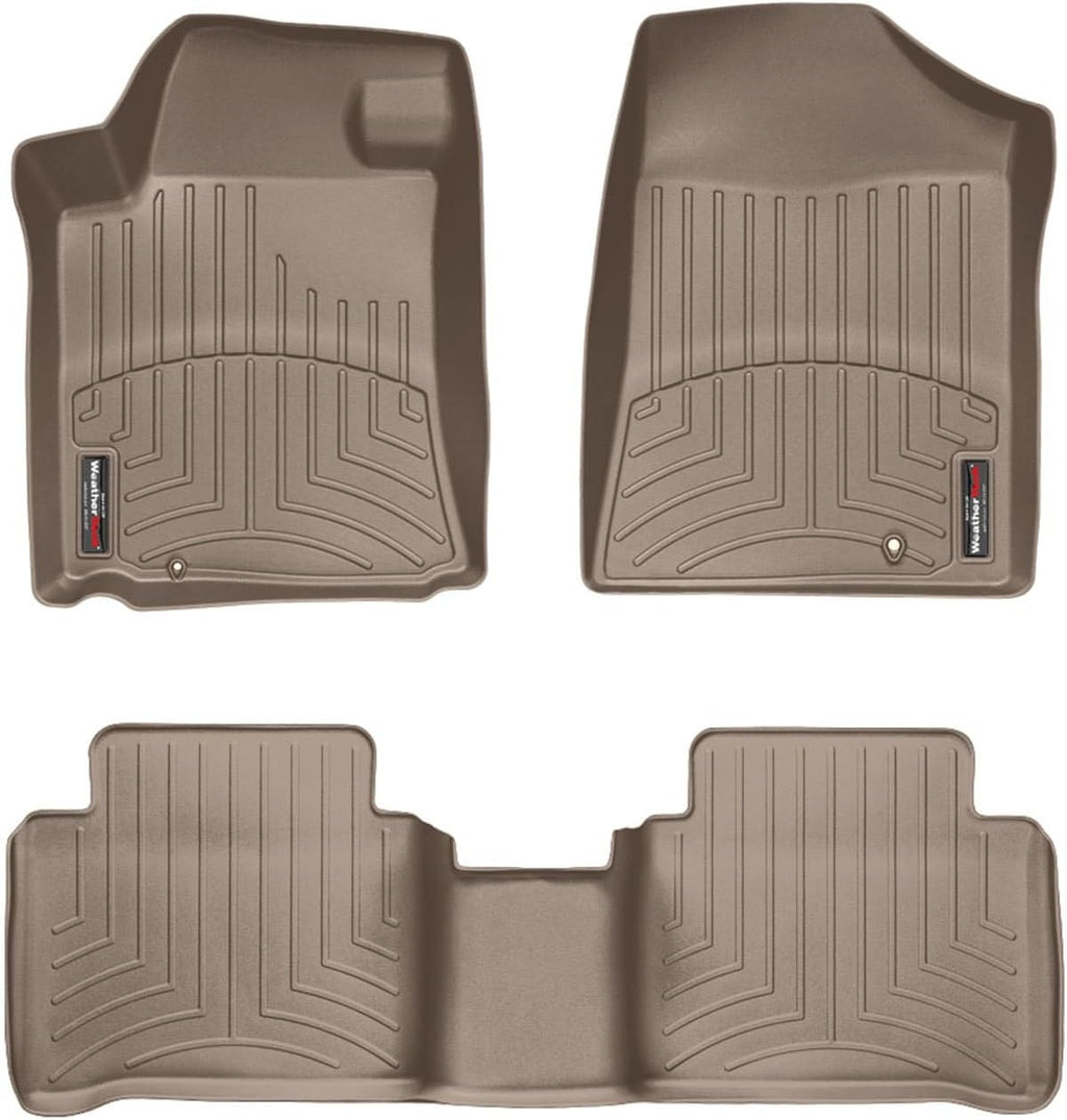 WeatherTech Custom Fit FloorLiners for Nissan Maxima - 1st & 2nd Row (45171-1-2), Tan