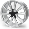 19'x8.5' Alloy Wheel Compatible with Model 3 2017-2023, 19 Inch Replacement Car Rim, 5x114.3 Bolt Pattern, ET40 Offset, 64.1mm Hub Bore, 1 Set