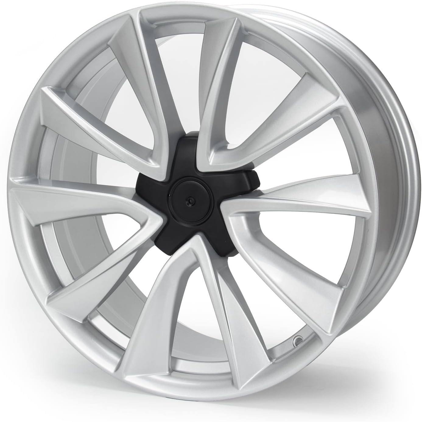 19'x8.5' Alloy Wheel Compatible with Model 3 2017-2023, 19 Inch Replacement Car Rim, 5x114.3 Bolt Pattern, ET40 Offset, 64.1mm Hub Bore, 1 Set