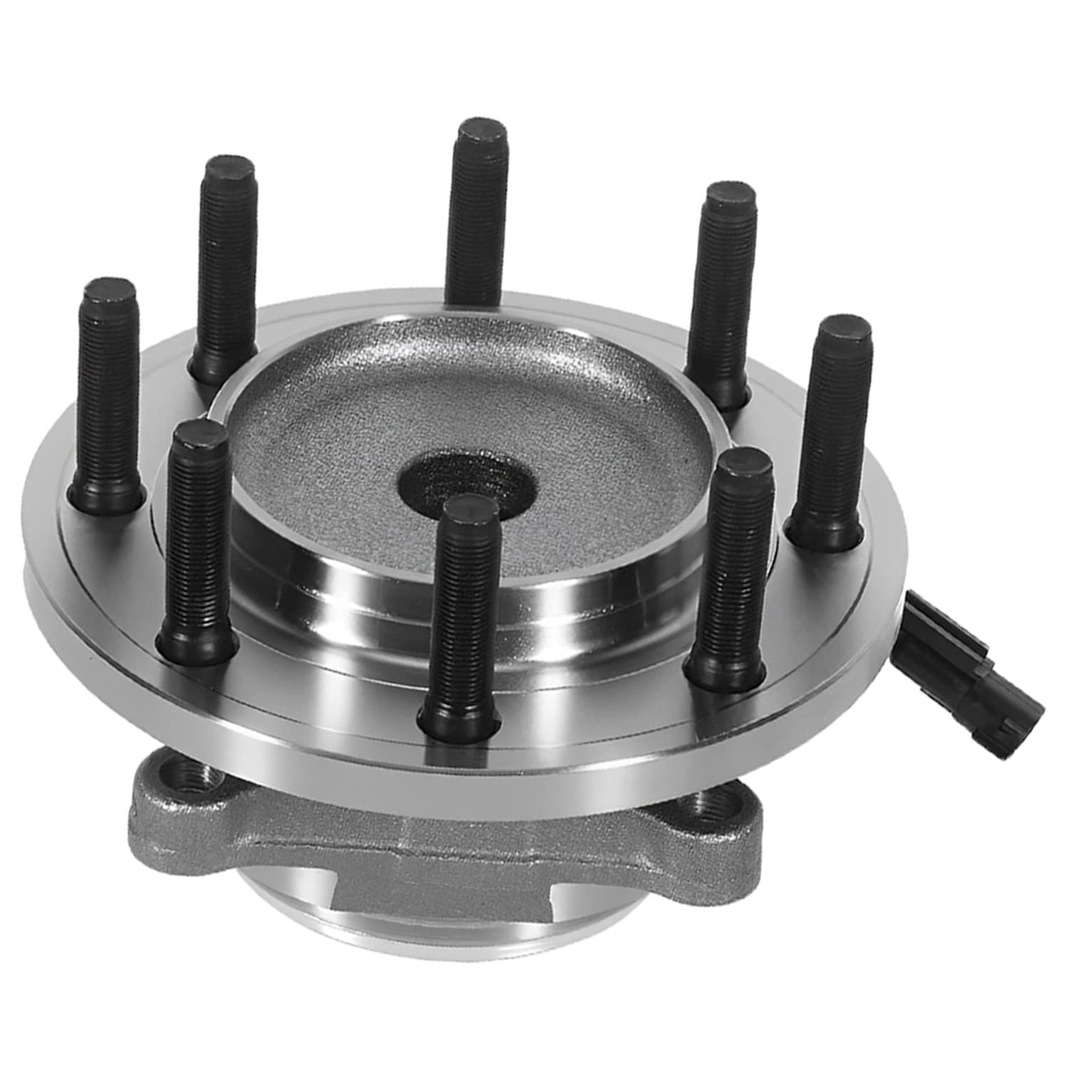 Detroit Axle - RWD Front Wheel Bearing and Hub Assembly for Dodge Ram 2500 Ram 3500 2009 2010 2011 Ram 2500 3500, 8 Lugs with ABS Sensor 515123