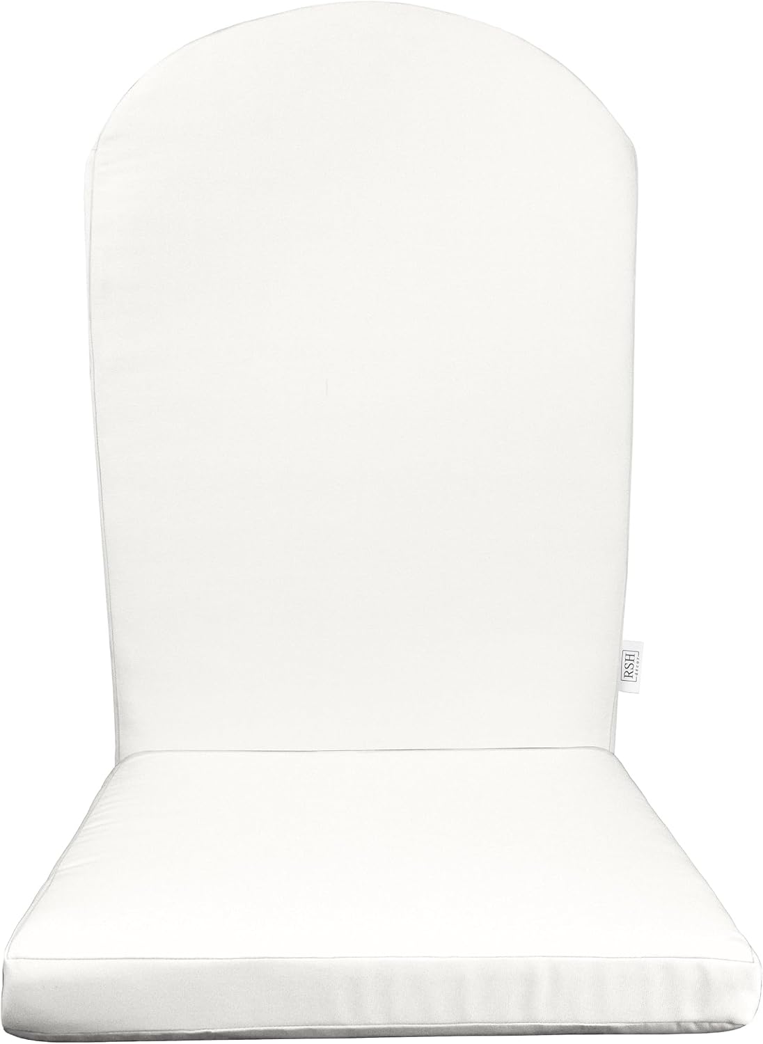 RSH DECOR: Sunbrella Foam Adirondack Chair Cushion | 48' x 20' x 2' | Sunbrella Performance Fabric | Water and Fade-Resistant | Outdoor Cushion for Patio Furniture | Canvas White