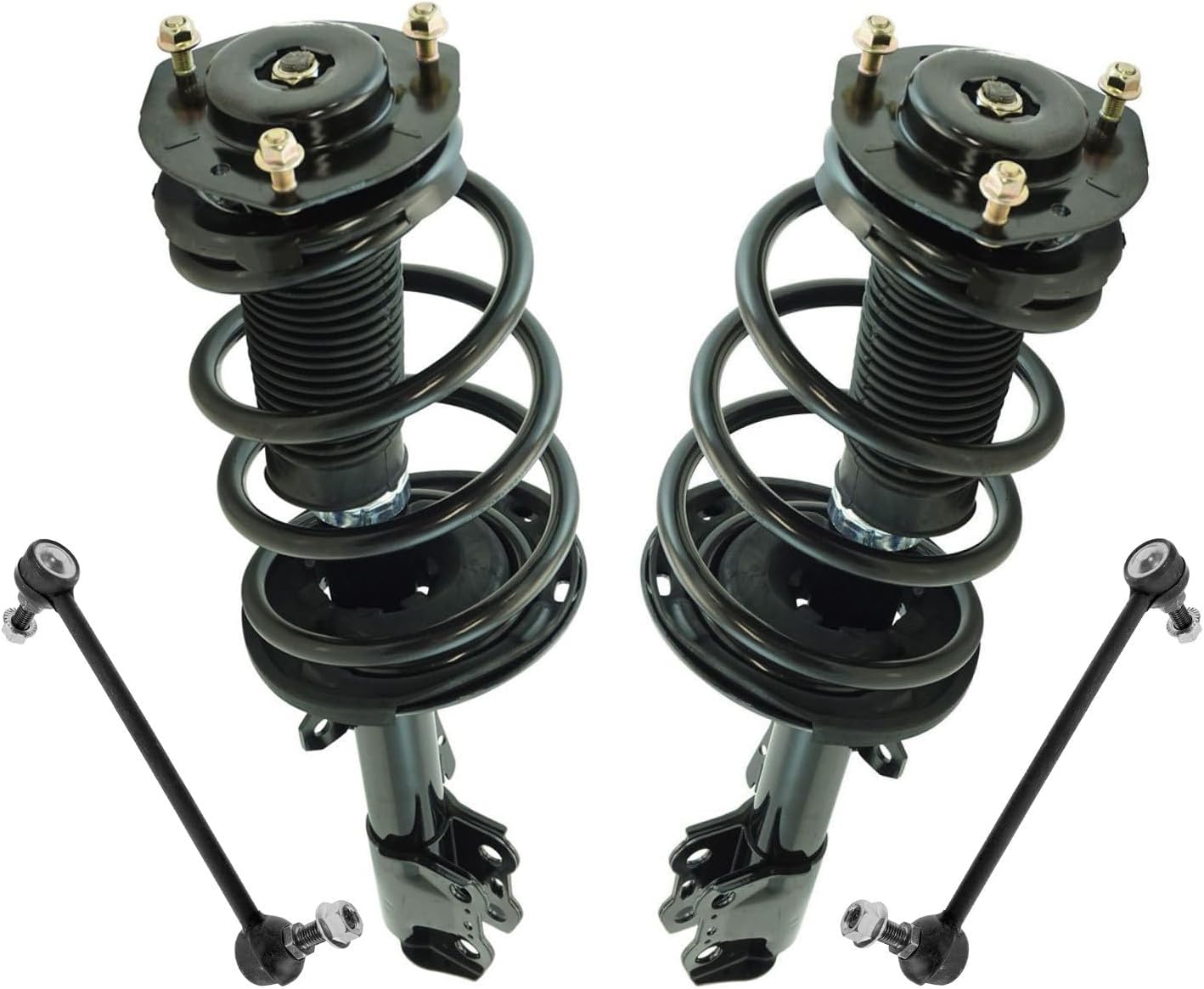 TRQ Front Suspension Kit Compatible with Front 2008-2011 Toyota Highlander