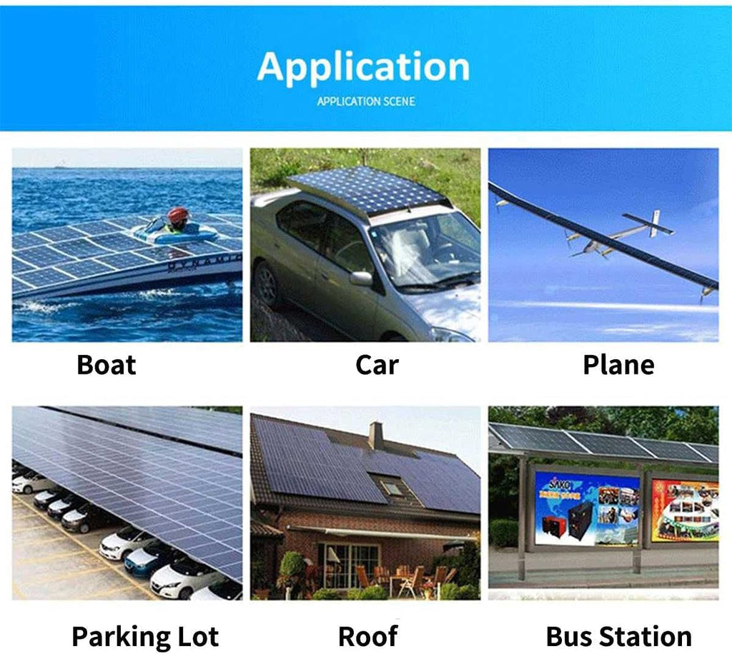 105Cm 1000W Solar Panel 18V Flexible Solar Solar Panel Kit Complete RV Car Battery Solar Charger for Home Outdoor RV (500w)