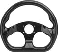 Carbon Fiber Racing Steering Wheel Flat Bottom 320mm Diameter Bolt