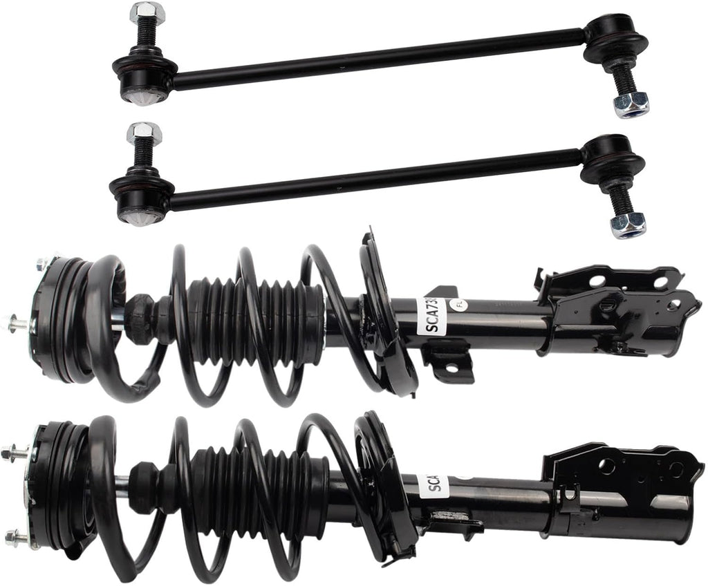 TRQ Front Suspension Kit Compatible with 2011-2014 Mazda 2