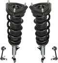 TRQ Front Suspension Kit Shock & Spring Strut Assembly Sway Bar Stabilizer Link Compatible with 2003-2007 INFINITI G35 2003-2009 Nissan 350Z