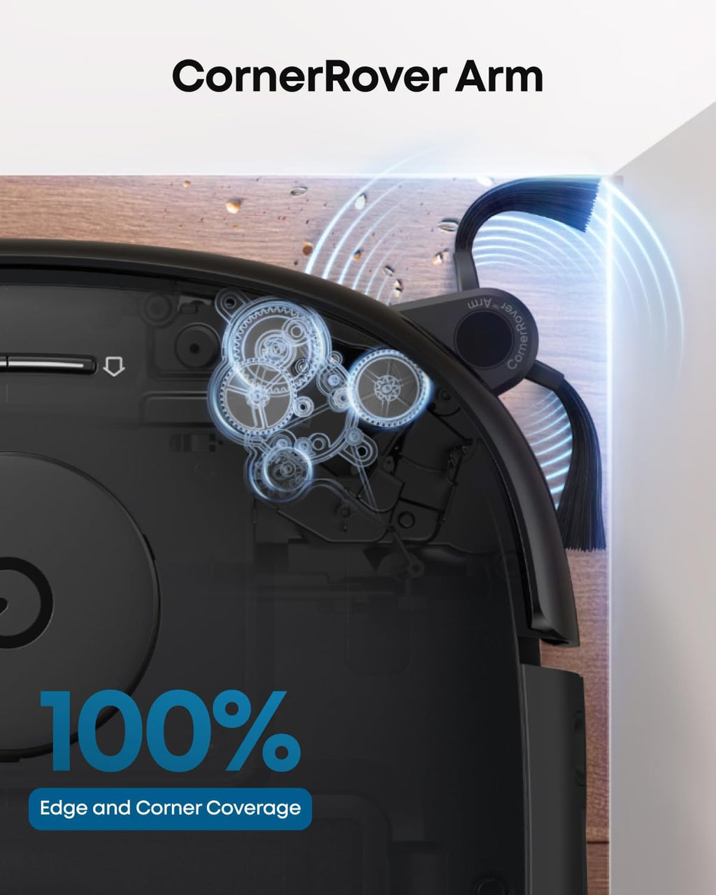 eufy E25 Omni Robot Vacuum and Mop Combo, HydroJet System, 20,000 Pa Turbo Suction,Zero-Tangling, Corner to Edge Deep Cleaning, with auto All-in-One Station（renewed- Acceptable）