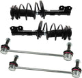 TRQ Front Suspension Kit Complete Strut & Coil Spring Assembly Sway Bar Stabilizer Link Compatible with 2013-2015 Toyota Avalon Limited