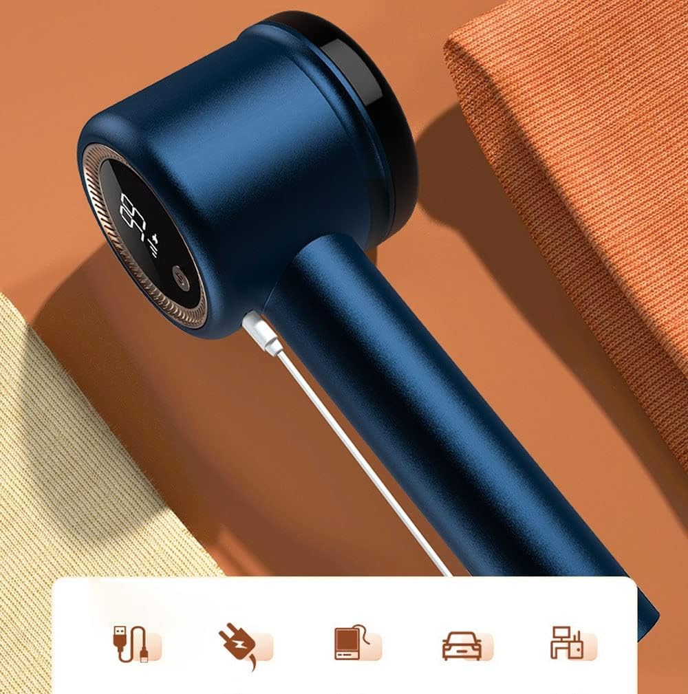 Fabric Shaver Rechargeable Lint Remover, Electric Lint Shaver with 3 Gear Adjustment Button, Sweater Shaver Removing Fleece Fuzz, Lint, Pills, Bobbles for Your Clothes, Furniture, Bedding (Col