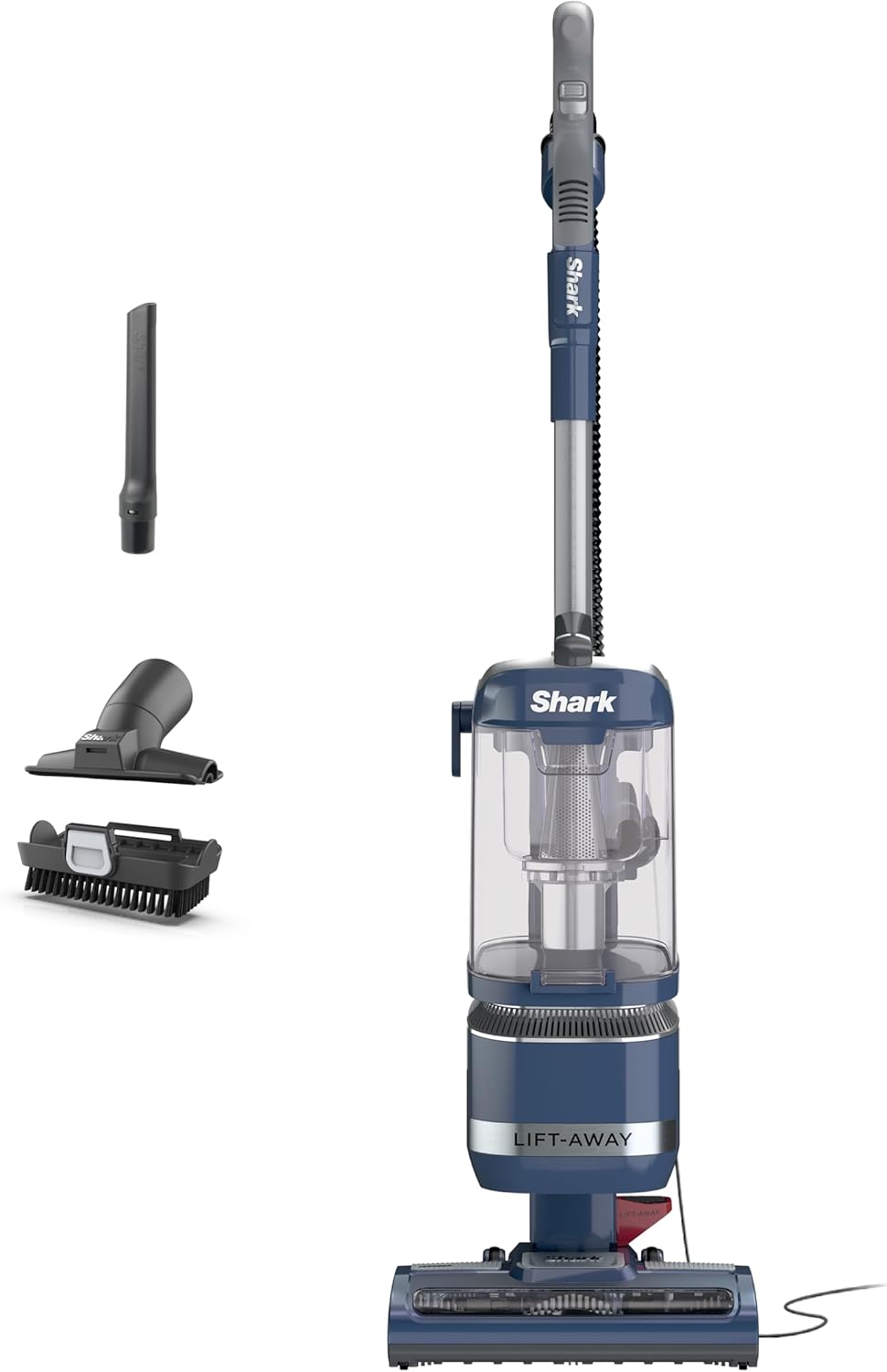 Shark Navigator Lift-Away ADV Upright Vacuum with HEPA Filter, Powerful Pet Hair Pickup, Advanced Swivel Steering, Lightweight Versatility, For Carpets & Hard Floors, Blue Jean, LA301