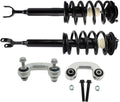 TRQ Front Suspension Kit Complete Strut & Coil Spring Assembly Sway Bar Stabilizer Link Compatible with 2000-2004 Audi A6 A6 Quattro 2001-2005 Volkswagen Passat