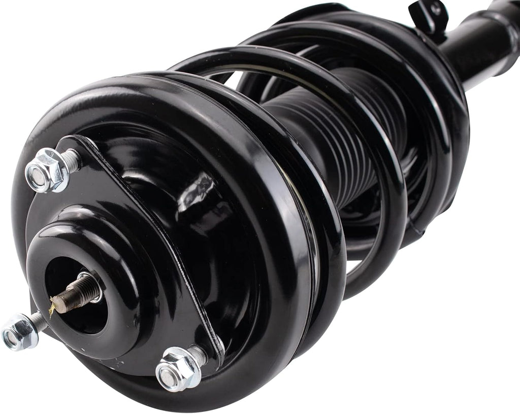 TRQ Front Suspension Kit Complete Strut & Coil Spring Assembly Sway Bar Stabilizer Link Compatible with 2008-2013 Mitsubishi Outlander