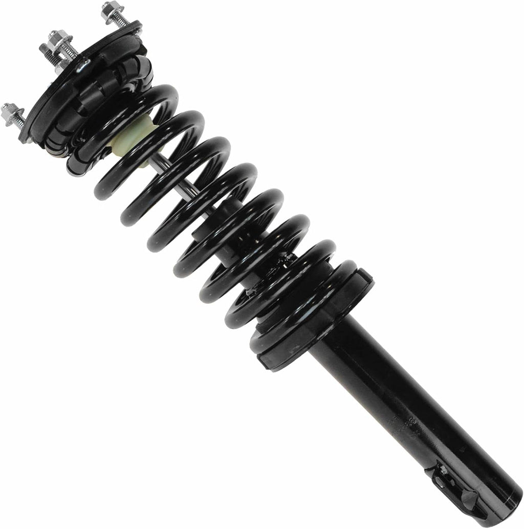 TRQ Front Suspension Kit Shock & Spring Strut Assembly Sway Bar Stabilizer Link Compatible with 2006-2010 Jeep Commander 2005-2010 Grand Cherokee