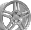 OE Wheels AC04 17 Inch Rim Fits TL Style 5x114.3 17x8 Gloss Silver - Hollander 71762 (1)