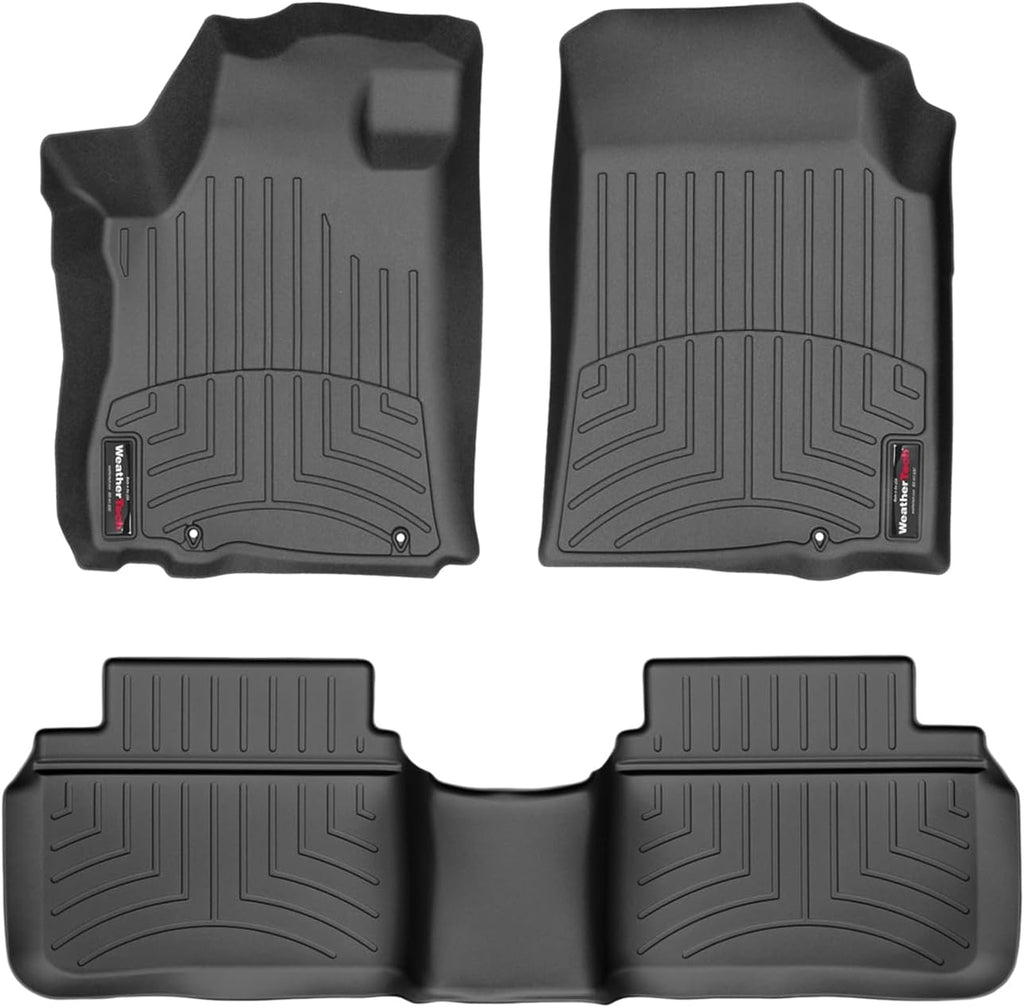 WeatherTech Custom Fit FloorLiners for Nissan Altima - 1st & 2nd Row (4410471-444662), Black