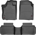 WeatherTech Custom Fit FloorLiners for Nissan Altima - 1st & 2nd Row (4410471-444662), Black