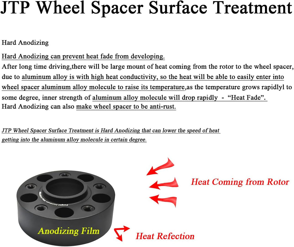 JTP Compatible with Mercedes Benz G55,G65,G63,G500,G550,G300,G350,290GD,G Wagon,AMG,W460,W461,W463,W464,(1987-2025),4pcs 20mm Hub Centric Forging Wheel Spacers 5x130,+Long Black Bolts M14x1.5