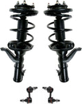 TRQ Front Suspension Kit StrutSpring AssembliesSway Links Compatible with Honda Civic