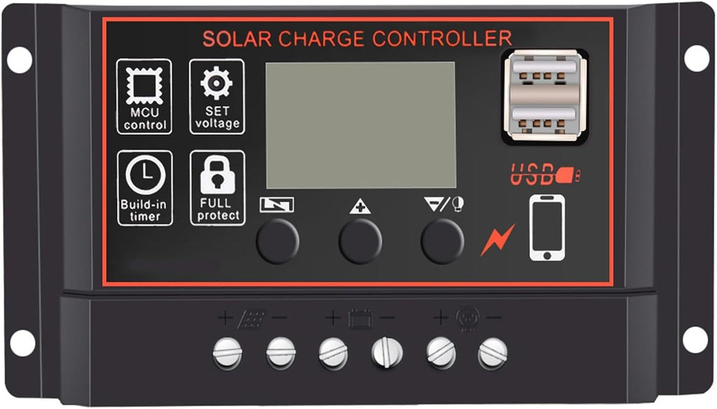 1000W Photovoltaic Solar Panel Power System 30A40A50A60A Solar Controller Inverter 1000W Solar Power System Set (Color : 1000W50A)