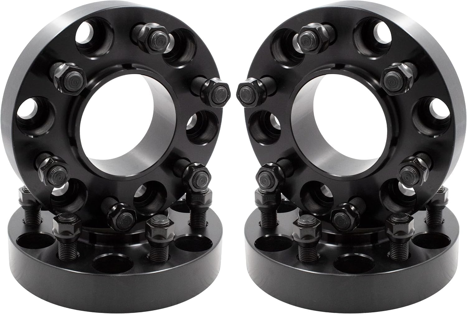 Wheel Accessories Parts 4 Pcs Hub Centric Wheel Spacers 6x5.5 6x139.7mm 1.25 Inch Thick 78.1mm Hub M14x1.5 14x1.5 Thread Stud Fits Adapts Ford F150 Wheels to Chevy GMC 1500 Vehicles