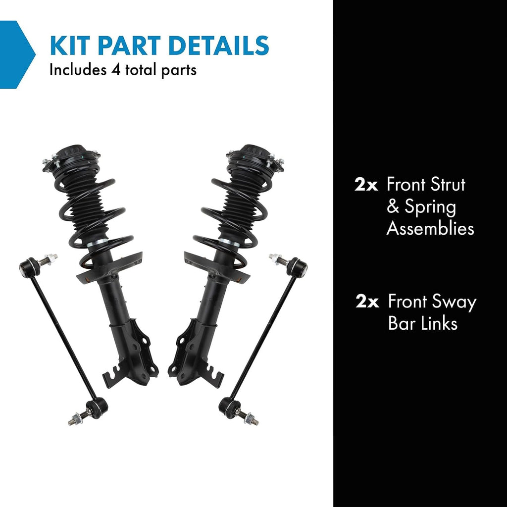TRQ Front Suspension Kit Compatible with 2017-2020 Buick Envision