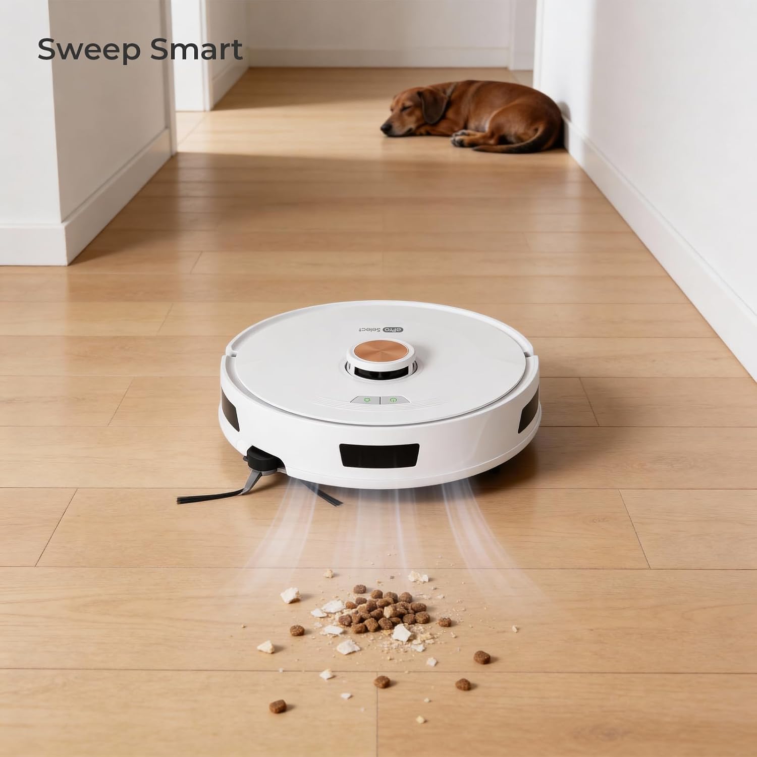 Robot Vacuum and Mop with Smart Mechanical Arm, 10000Pa Robotic Vacuum, 150 Mins Runtime, APP/Alexa, Multi-Floor Mapping, Self-Charging for Pet Hair, Carpet and Hard Floor