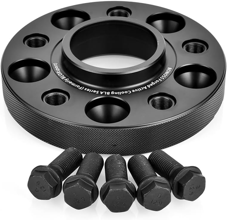 BONOSS Forged Aluminum 6061T6 Hubcentric Wheel Spacer 2pcs 5x120 CB72.5 Wheel Spacers for BMW F87 F80 F30 F32 F10 F82 F10 F12 F06 F01 (25mm)