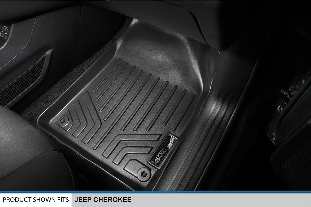 MAXLINER Floor Mats 1st Row Liner Set for 2014-2023 Jeep Cherokee