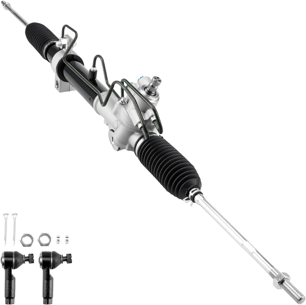 PHILTOP Hydraulic Power Steering Rack & Pinion Kit for 2004-2008 Maxima, 2002-2004 Altima 3.5L, with Outer Tie Rod Ends, Replace# 26-3014