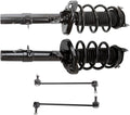 TRQ Front Suspension Kit Complete Strut & Coil Spring Assembly Sway Bar Stabilizer Link Compatible with 2017-2022 Honda Ridgeline