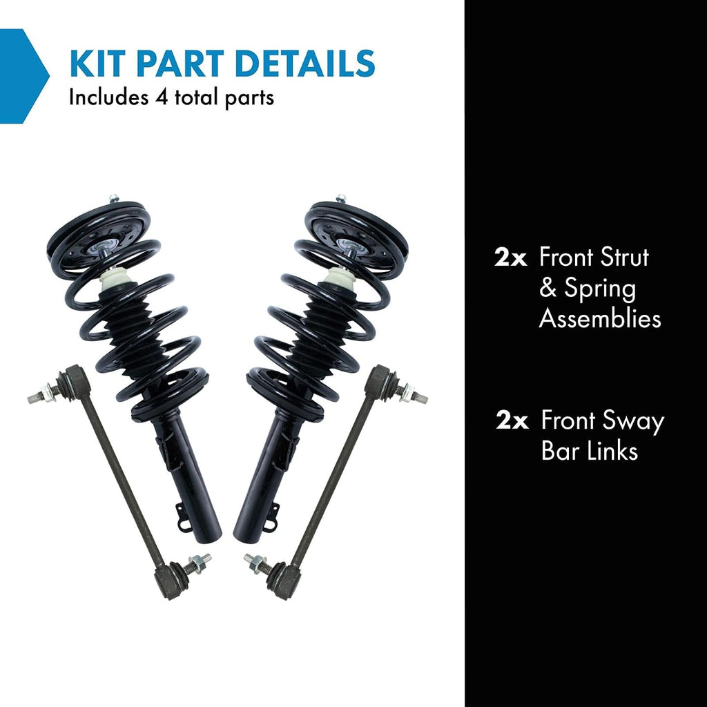 TRQ Front Suspension Kit Compatible with 1995-2003 Ford Windstar