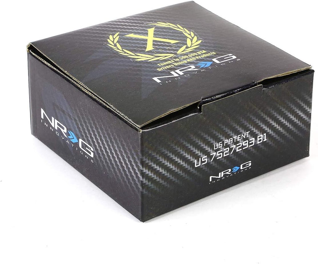 NRG Innovations NRG-SRK-178H Racing Style Steering Wheel Quick Release Short Hub Adapter, 6 X 70mm Bolt Pattern, Black Body