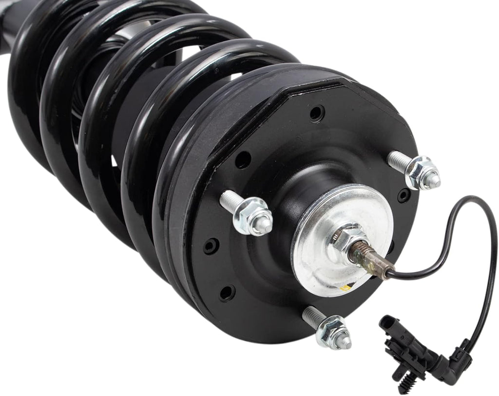 TRQ Front Suspension Kit Shock & Spring Strut Assembly Sway Bar Stabilizer Link Compatible with 15-20 Cadillac Chevrolet GMC