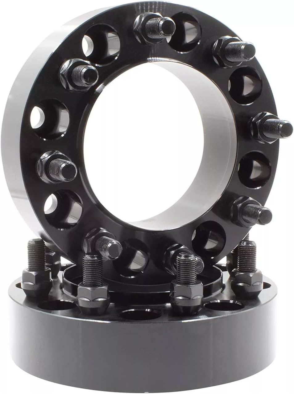 Set of 4 8x6.5 to 8x180 Wheel Spacer Adapters, 2' Thickness 14x1.5 for Express 2500 3500 | 2001-2010 for Silverado 2500 HD Sierra 2500 HD | 2001-2003 for Silverado 1500 HD