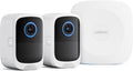 4K Security Cameras Wireless Outdoor/Indoor, Battery Cameras for Home Security, No Monthly Fees, 32G Local Storage, Advanced AI, Color Night Vision, 2-Way Audio, Waterproof, 2.4Ghz WiFi