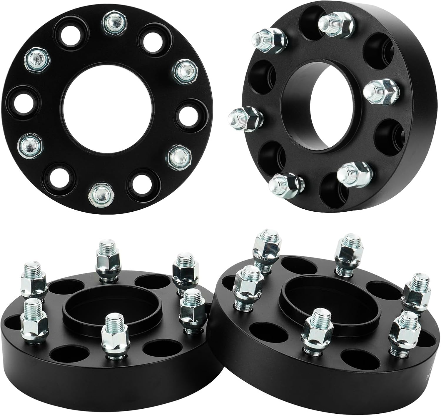 Aeagle 6X5.5 Hubcentric Wheel Adapters 2' for 2019-2022 Ram 1500, 6x139.7 Forged 6 Lug Wheel Spacers with 14x1.5 Studs 77.8mm Bore 4PCS