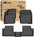 Nilight TPE Floor Mats for Ford Focus Hatchback Gasoline (No Subwoofer) 2012 2013 2014 2015 2016 2017 2018, All Weather Custom Fit Heavy Duty Floor Liners