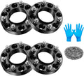 BDFHYK 6x139.7mm Wheel Spacers 1.25 inch 6x5.5 Hubcentric Wheel Spacer Compatible with 21-23 Bronco,11-23 Ranger, Forged 6 Lug Wheel Adapters M12x1.5 & 93.1mm Hub Bore, Set of 4
