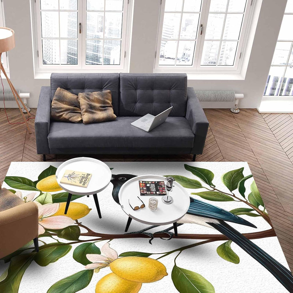 Area Rugs, Absorbent Non-Slip Rectangle Rug Indoor Carpets with Rubber Backing Throw Rug for Bedroom,Living Room,5x7 Ft