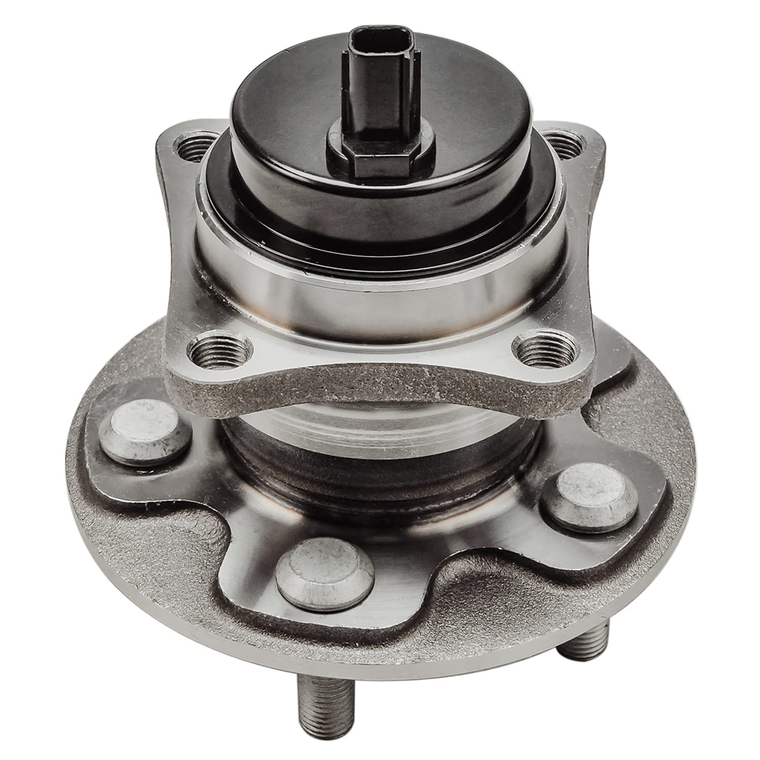 Detroit Axle - Pair Rear Wheel Bearing Hubs for 2009-2019 Toyota Corolla, 2009-2010 Pontiac Vibe [1.8L], 2009-2014 Matrix [1.8L], 5 Lugs w/ABS, 2011 2012 2013 2015 2016 2017 2018 Replacement