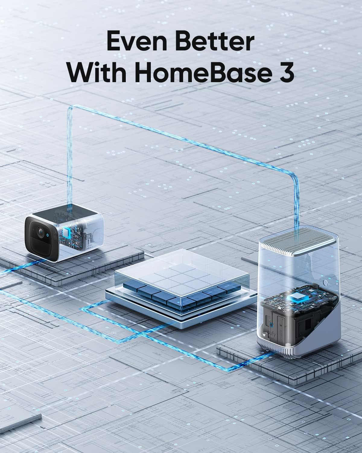 eufy Security SoloCam S220 and S340 with HomeBase S380, Solar Security Camera and eufy Edge Security Center