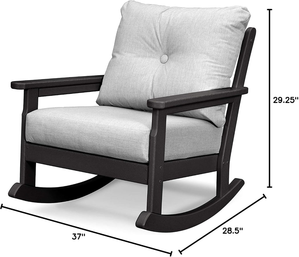 POLYWOOD Vineyard Deep Seating Rocking Chair